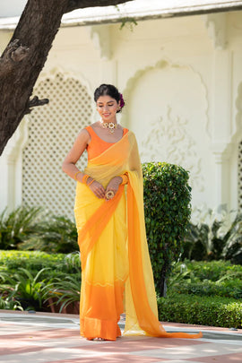 Spruce up your wardrobe with distinct festival sarees Spruce up your wardrobe with distinct festival sarees