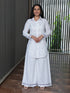 AAHELI AMULYA OFF-WHITE COTTON KNATHA CO-ORD SET AAHELI AMULYA OFF-WHITE COTTON KNATHA CO-ORD SET