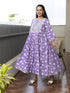MULMUL VANSHA FLORAL BLOCK PRINTED DRESS MULMUL VANSHA FLORAL BLOCK PRINTED DRESS