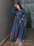 AATREYA YARN DYED COTTON MAXI DRESS AATREYA YARN DYED COTTON MAXI DRESS