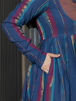 AATREYA YARN DYED COTTON MAXI DRESS AATREYA YARN DYED COTTON MAXI DRESS