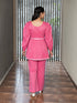 AAHELI LIRTHIKA PINK LUREX CO-ORD SET AAHELI LIRTHIKA PINK LUREX CO-ORD SET