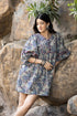 MULMUL KAIRI KALEIDOSCOPE BLOCK PRINTED MINI DRESS MULMUL KAIRI KALEIDOSCOPE BLOCK PRINTED MINI DRESS