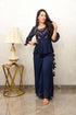 MULMUL URVI EMBROIDERED CO-ORD SET MULMUL URVI EMBROIDERED CO-ORD SET