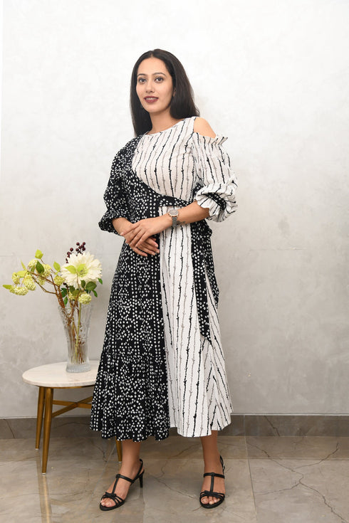 AAHELI EBONY PRINTED COVER-UP & DRESS AAHELI EBONY PRINTED COVER-UP & DRESS