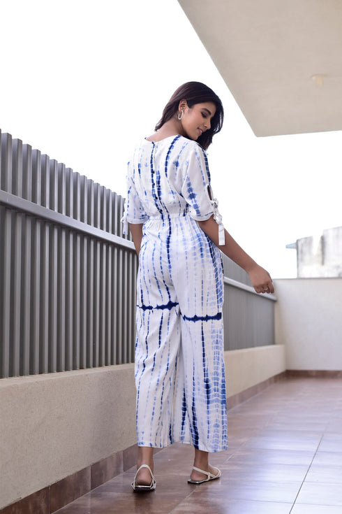 AAHELI FIRA SHIBORI JUMPSUIT AAHELI FIRA SHIBORI JUMPSUIT