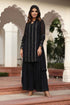 MULMUL RIYANSHIKA BLACK SEQUIN SHARARA SET MULMUL RIYANSHIKA BLACK SEQUIN SHARARA SET