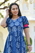 MULMUL ADWETA BLOCK PRINTED PANELED DRESS WITH DUPATTA MULMUL ADWETA BLOCK PRINTED PANELED DRESS WITH DUPATTA