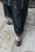 MULMUL CIARA BLACK SEQUIN ANGRAKHA KURTA SET MULMUL CIARA BLACK SEQUIN ANGRAKHA KURTA SET