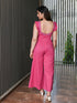 AAHELI CALLIE FUCHSIA LUREX JUMPSUIT AAHELI CALLIE FUCHSIA LUREX JUMPSUIT