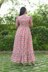 AAHELI PORTOFINO FLORAL FLARED DRESS AAHELI PORTOFINO FLORAL FLARED DRESS