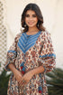 MULMUL IRYA AJRAKH PRINT PANELED & FLARED DRESS MULMUL IRYA AJRAKH PRINT PANELED & FLARED DRESS