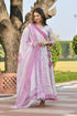 MULMUL GAURIKA FLORAL JAAL BLOCK PRINTED DRESS WITH DUPATTA MULMUL GAURIKA FLORAL JAAL BLOCK PRINTED DRESS WITH DUPATTA