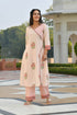 MULMUL AANIYA FLORAL MOTIFS BLOCK PRINTED KURTA-PLAZZO & DUPATTA SET MULMUL AANIYA FLORAL MOTIFS BLOCK PRINTED KURTA-PLAZZO & DUPATTA SET
