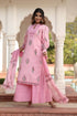 MULMUL EDHITHA BLOCK PRINTED KURTA-PANELED PLAZZO & DUPATTA SET MULMUL EDHITHA BLOCK PRINTED KURTA-PANELED PLAZZO & DUPATTA SET
