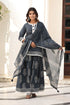 MULMUL CHESHTA BLOCK PRINTED KURTI-FLARED PLAZZO & DUPATTA SET MULMUL CHESHTA BLOCK PRINTED KURTI-FLARED PLAZZO & DUPATTA SET
