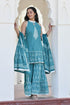 MULMUL SACHI BLOCK PRINTED KURTI-SHARARA & DUPATTA SET MULMUL SACHI BLOCK PRINTED KURTI-SHARARA & DUPATTA SET