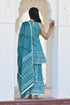 MULMUL SACHI BLOCK PRINTED KURTI-SHARARA & DUPATTA SET MULMUL SACHI BLOCK PRINTED KURTI-SHARARA & DUPATTA SET