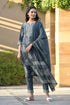 MULMUL IDHIKA BLOCK PRINTED KURTA-PANTS & DUPATTA SET MULMUL IDHIKA BLOCK PRINTED KURTA-PANTS & DUPATTA SET
