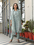 MULMUL MEDH BLOCK PRINTED KURTA-PANTS & DUPATTA SET MULMUL MEDH BLOCK PRINTED KURTA-PANTS & DUPATTA SET