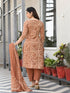 MULMUL TARITA BLOCK PRINTED KURTA-PANTS & DUPATTA SET MULMUL TARITA BLOCK PRINTED KURTA-PANTS & DUPATTA SET