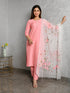 AAHELI MEHAK PEACH KURTA-PANTS & DUPATTA SET AAHELI MEHAK PEACH KURTA-PANTS & DUPATTA SET