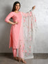 AAHELI MEHAK PEACH KURTA-PANTS & DUPATTA SET AAHELI MEHAK PEACH KURTA-PANTS & DUPATTA SET