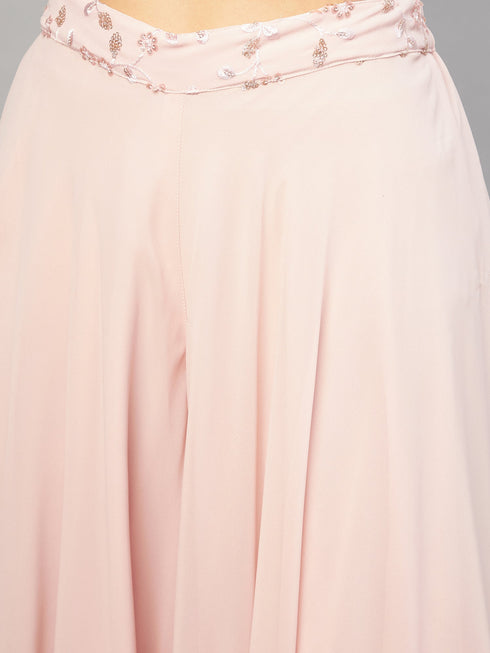 MULMUL BLUSH PINK SEQUIN EMBROIDERED CO-ORD SET MULMUL BLUSH PINK SEQUIN EMBROIDERED CO-ORD SET