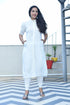AAHELI AYRA SMOCKED-BUTTONED KURTA AAHELI AYRA SMOCKED-BUTTONED KURTA