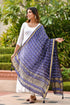 AAHELI TRUE BLUE BANDHANI DUPATTA AAHELI TRUE BLUE BANDHANI DUPATTA
