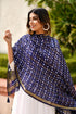 AAHELI TRUE BLUE BANDHANI DUPATTA AAHELI TRUE BLUE BANDHANI DUPATTA