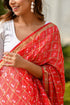 AAHELI AURORA RED BANDHANI DUPATTA AAHELI AURORA RED BANDHANI DUPATTA