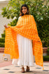AAHELI AMBER YELLOW BANDHANI DUPATTA AAHELI AMBER YELLOW BANDHANI DUPATTA