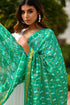 AAHELI HOLLY GREEN BANDHANI DUPATTA AAHELI HOLLY GREEN BANDHANI DUPATTA