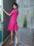 AAHELI FUCHSIA DREAM SCHIFFLI DRESS AAHELI FUCHSIA DREAM SCHIFFLI DRESS