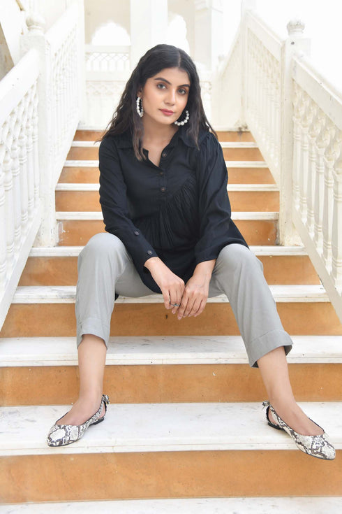 AAHELI BLACK FALL CO-ORD SET AAHELI BLACK FALL CO-ORD SET