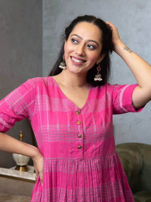 AAHELI LUMINOUS PINK CO-ORD SET AAHELI LUMINOUS PINK CO-ORD SET