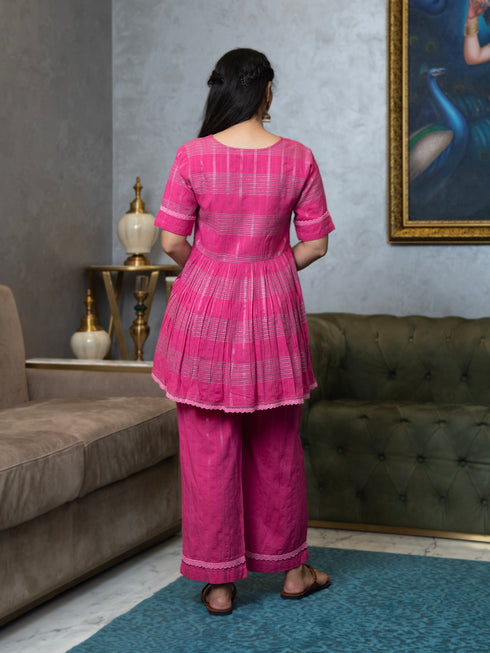 AAHELI LUMINOUS PINK CO-ORD SET AAHELI LUMINOUS PINK CO-ORD SET