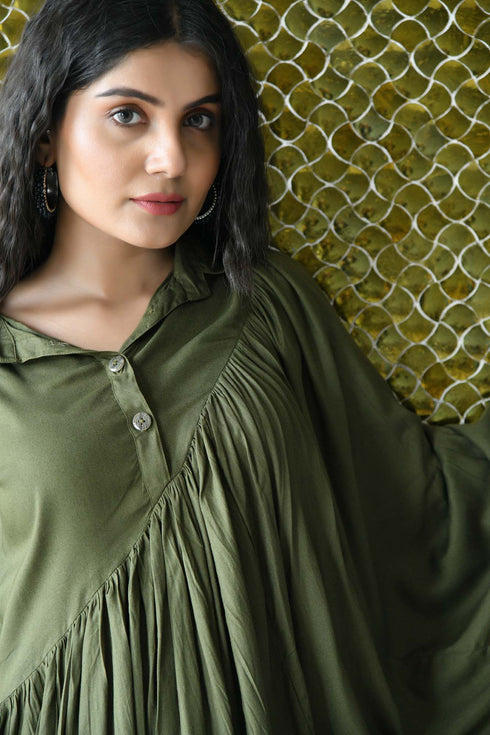 AAHELI OLIVE FALL CO-ORD SET AAHELI OLIVE FALL CO-ORD SET