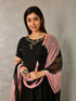 AAHELI SANDHYA SOLID-EMBROIDERED FLARED SUIT SET AAHELI SANDHYA SOLID-EMBROIDERED FLARED SUIT SET