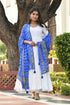 AAHELI IMPERIAL BLUE BANDHANI DUPATTA AAHELI IMPERIAL BLUE BANDHANI DUPATTA