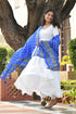 AAHELI IMPERIAL BLUE BANDHANI DUPATTA AAHELI IMPERIAL BLUE BANDHANI DUPATTA