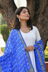 AAHELI IMPERIAL BLUE BANDHANI DUPATTA AAHELI IMPERIAL BLUE BANDHANI DUPATTA