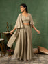 MULMUL SAGE GREY SEQUIN EMBROIDERED CO-ORD SET MULMUL SAGE GREY SEQUIN EMBROIDERED CO-ORD SET