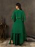 MULMUL BOTTLE GREEN SEQUIN EMBROIDERED CO-ORD SET MULMUL BOTTLE GREEN SEQUIN EMBROIDERED CO-ORD SET