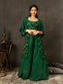 MULMUL BOTTLE GREEN SEQUIN EMBROIDERED CO-ORD SET MULMUL BOTTLE GREEN SEQUIN EMBROIDERED CO-ORD SET