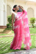 MULMUL RIDA LEHER CHIFFON SAREE MULMUL RIDA LEHER CHIFFON SAREE