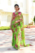 MULMUL BLAZING STARS CHIFFON SAREE MULMUL BLAZING STARS CHIFFON SAREE