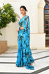 MULMUL LOVE-IN-A-MIST CHIFFON SAREE MULMUL LOVE-IN-A-MIST CHIFFON SAREE