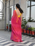 MULMUL PREETISHA MULTICOLORED LEHERIYA CHIFFON SAREE MULMUL PREETISHA MULTICOLORED LEHERIYA CHIFFON SAREE